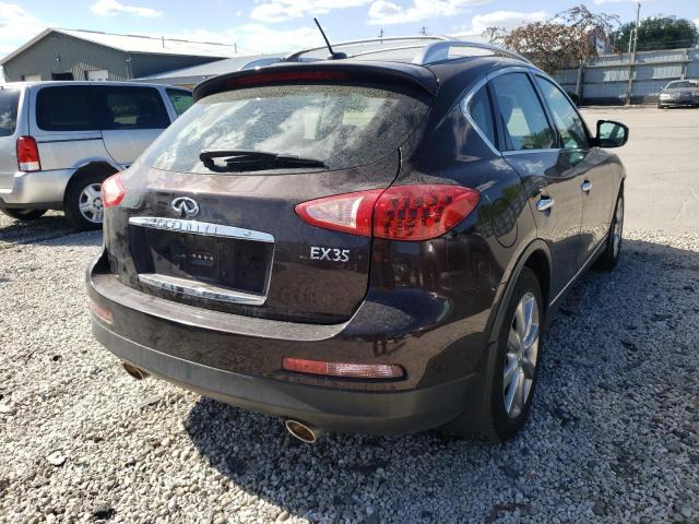 JN1AJ0HR9AM757206 - 2010 INFINITI EX35 BASE BROWN photo 4