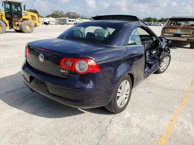 WVWBA71F08V027862 - 2008 VOLKSWAGEN EOS TURBO BLACK photo 4