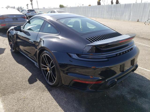 WP0AD2A99MS257833 - 2021 PORSCHE 911 TURBO BLACK photo 3