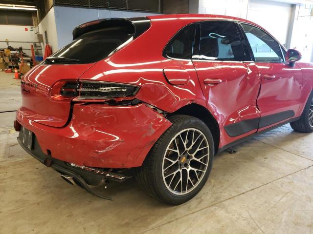 WP1AB2A5XJLB30869 - 2018 PORSCHE MACAN S RED photo 9