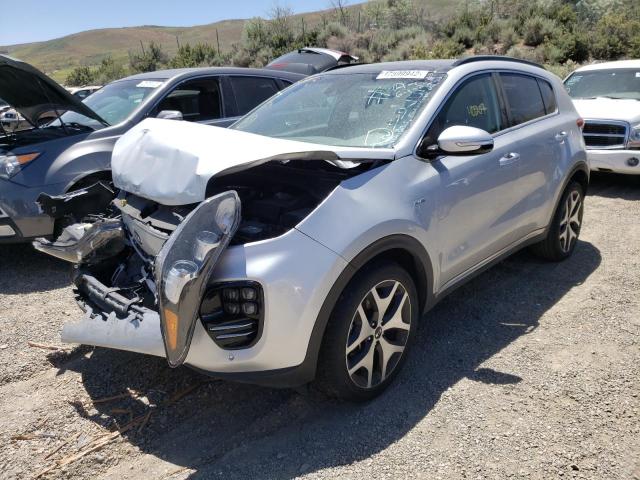 KNDPRCA65J7379420 - 2018 KIA SPORTAGE S SILVER photo 2