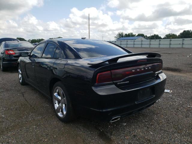 2C3CDXHG0EH122232 - 2014 DODGE CHARGER SX BLACK photo 3