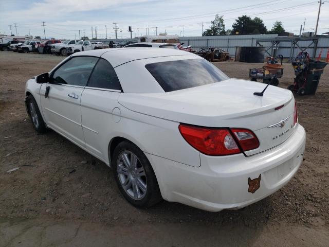 1C3LC65M38N186803 - 2008 CHRYSLER SEBRING LI WHITE photo 3