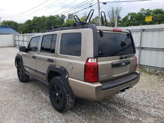 1J8HG48N66C167288 - 2006 JEEP COMMANDER 棕色 照片 3