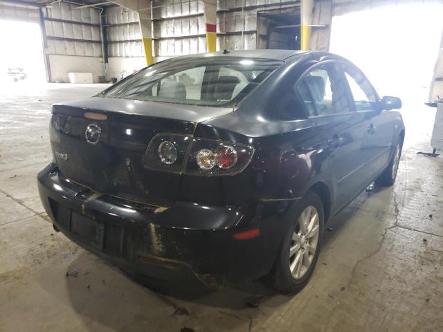 JM1BK323781855019 - 2008 MAZDA 3 S GRAY photo 4