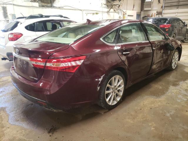 4T1BK1EB7FU179847 - 2015 TOYOTA AVALON MAROON photo 4