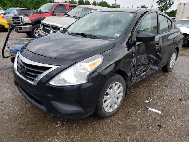 3N1CN7AP7GL888863 - 2016 NISSAN VERSA S BLACK photo 2