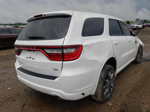 1C4SDJCT3JC176047 - 2018 DODGE DURANGO R/ WHITE photo 4