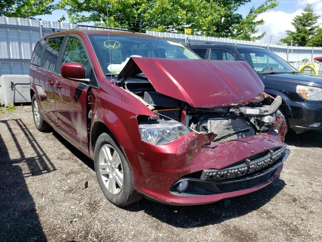 2C4RDGDG8JR165619 - 2018 DODGE GRAND CARA RED photo 1