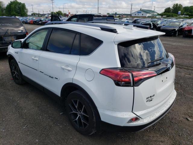 JTMJJREV6JD230680 - 2018 TOYOTA RAV4 HV SE WHITE photo 3