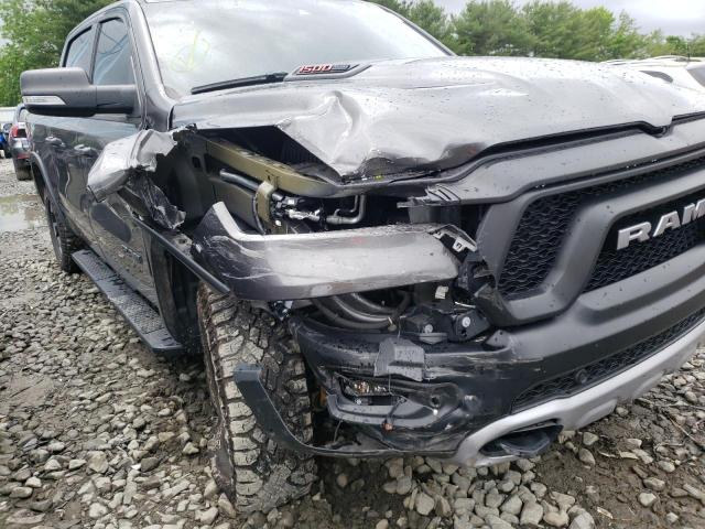 1C6SRFLT4MN643720 - 2021 RAM 1500 REBEL შავი ფოტო 9