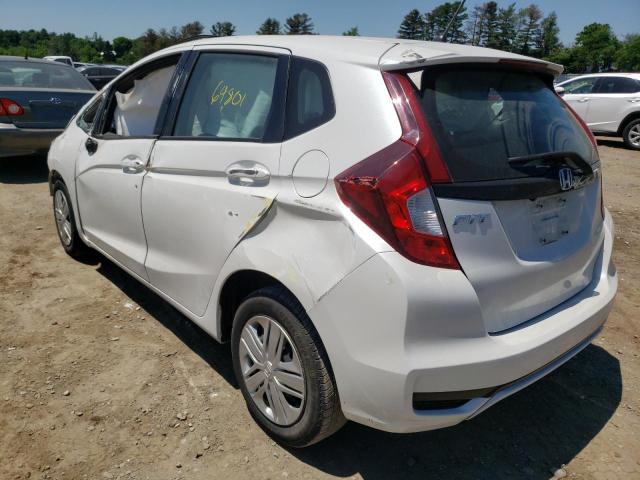 3HGGK5H41KM733799 - 2019 HONDA FIT LX WHITE photo 3