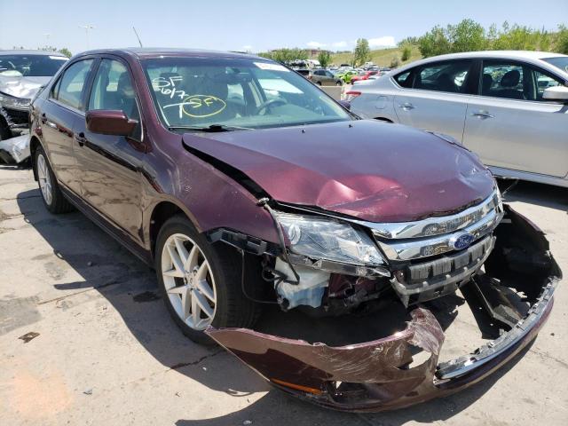 3FAHP0JA6BR317554 - 2011 FORD FUSION SEL MAROON photo 1