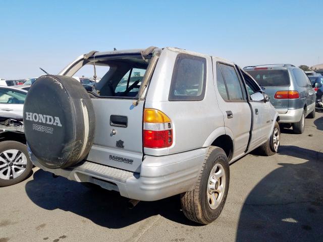4S6CK58W224402193 - 2002 HONDA PASSPORT E 银色 照片 4