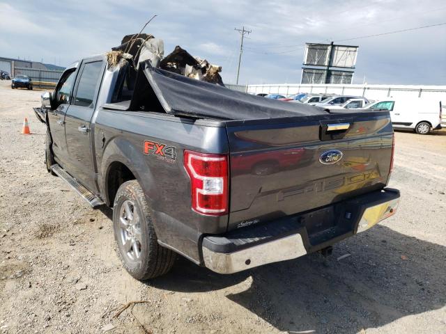 1FTEW1E54KFC83047 - 2019 FORD F150 FX4X4 GRAY photo 3