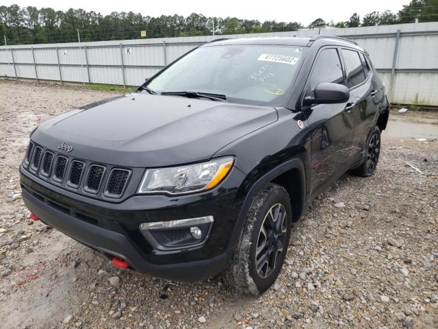 3C4NJDDB7MT548138 - 2021 JEEP COMPASS TR BLACK photo 2