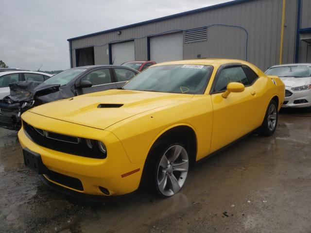 2C3CDZAG9JH242255 - 2018 DODGE CHALLENGER YELLOW photo 2