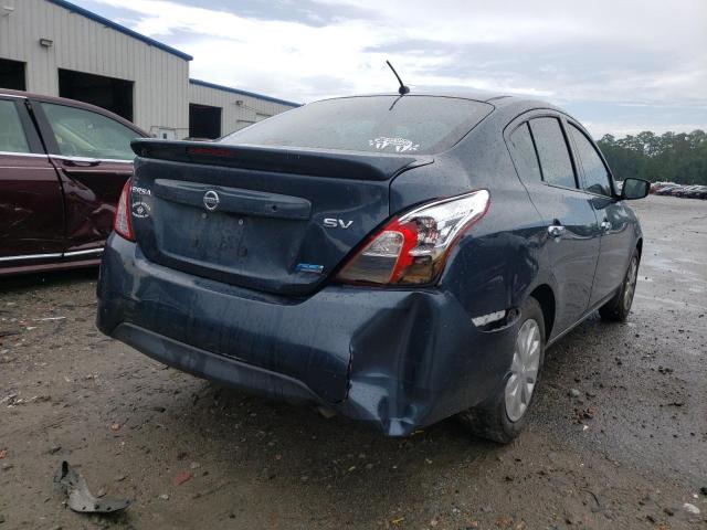 3N1CN7AP9FL908156 - 2015 NISSAN VERSA S BLUE photo 4