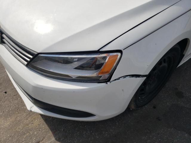 3VW2K7AJ1CM338136 - 2012 VOLKSWAGEN JETTA BASE WHITE photo 9