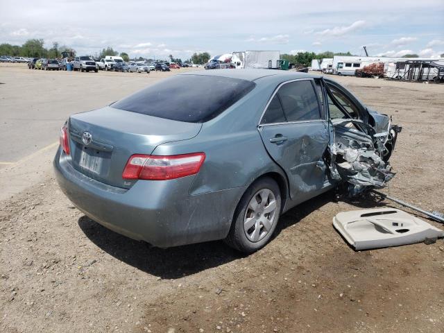 4T1BE46K17U527411 - 2007 TOYOTA CAMRY BLUE photo 4