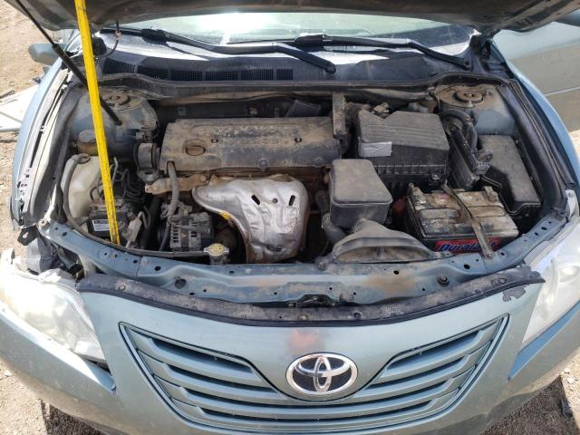 4T1BE46K17U527411 - 2007 TOYOTA CAMRY BLUE photo 7