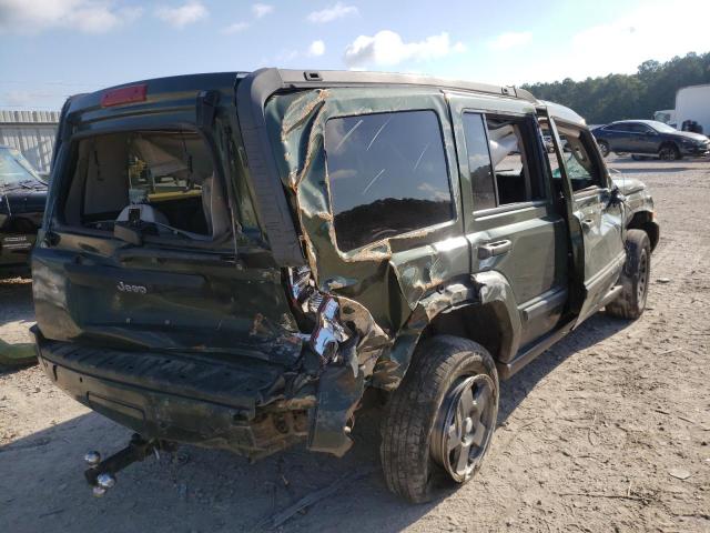 1J8HH48KX8C225585 - 2008 JEEP COMMANDER 绿色 照片 4