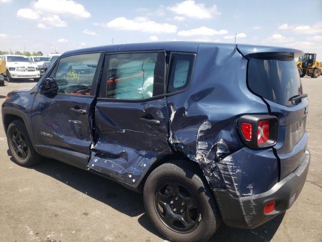 ZACNJCAB5MPM24551 - 2021 JEEP RENEGADE S BLUE photo 9