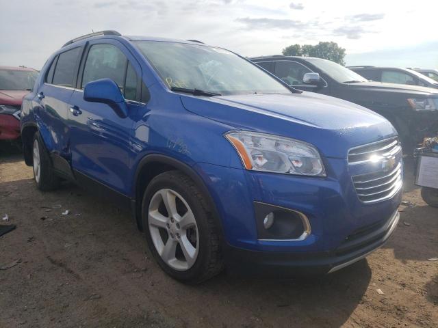 KL7CJNSB4FB255332 - 2015 CHEVROLET TRAX LTZ BLUE photo 1