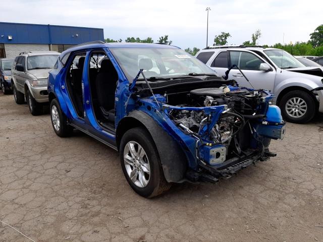 3GNKBCRS0KS601887 - 2019 CHEVROLET BLAZER 2LT BLUE photo 1