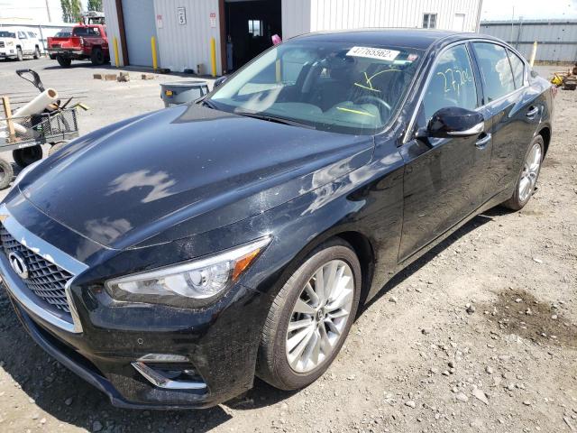 JN1EV7BR9MM753099 - 2021 INFINITI Q50 LUXE BLACK photo 10