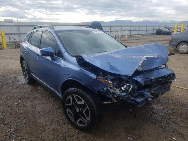 JF2GTAMC4JH341745 - 2018 SUBARU CROSSTREK BLUE photo 1