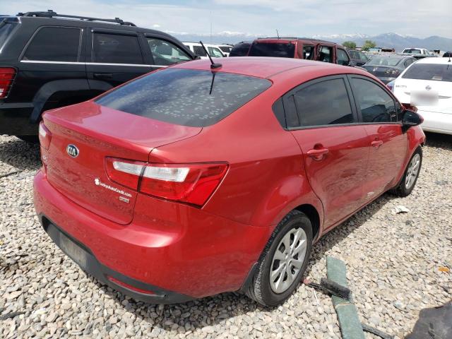 KNADM4A33F6458057 - 2015 KIA RIO LX RED photo 4