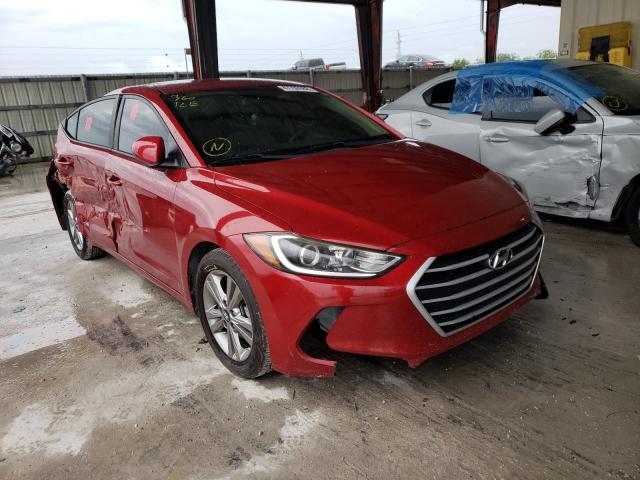 KMHD84LF9HU247910 - 2017 HYUNDAI ELANTRA SE RED photo 1