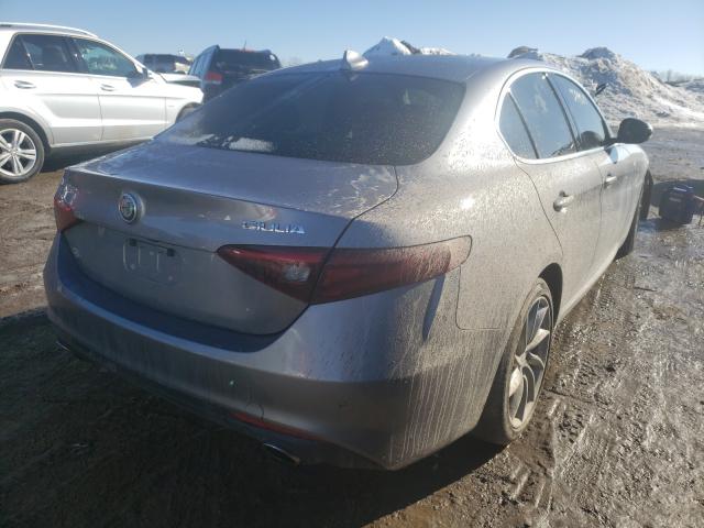 ZARFAEDN8H7538531 - 2017 ALFA ROMEO GIULIA Q4 GRAY photo 4