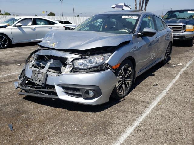 2HGFC1F78GH639892 - 2016 HONDA CIVIC EXL Srebrny zdjęcie 2