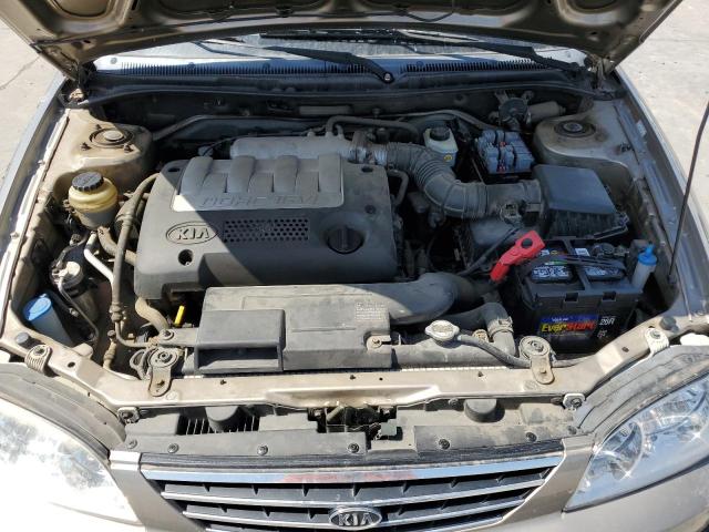 KNAFB121045313717 - 2004 KIA SPECTRA BA BEIGE photo 7