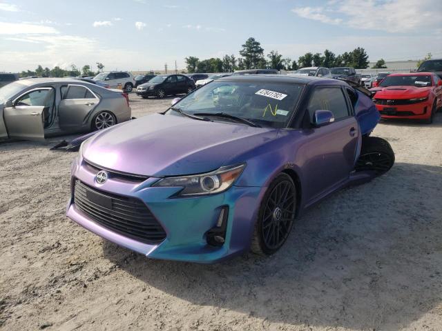 JTKJF5C79FJ005394 - 2015 TOYOTA SCION TC ლურჯი ფოტო 2