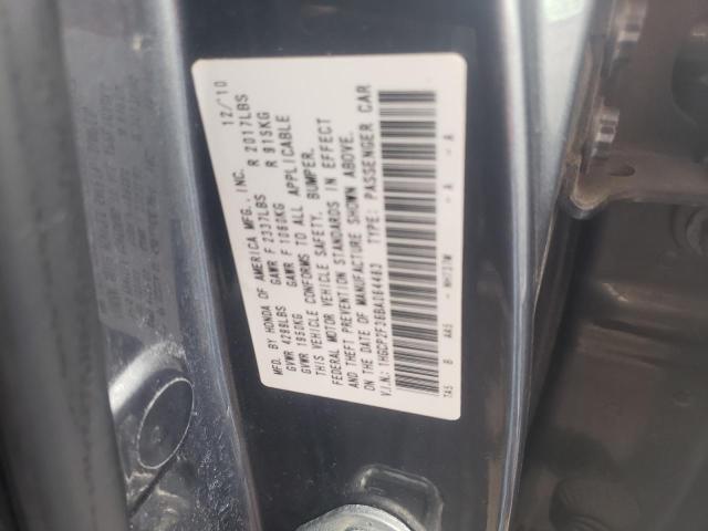 1HGCP2F36BA064483 - 2011 HONDA ACCORD LX  photo 10