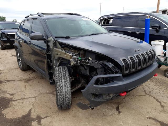 1C4PJMBS3EW111471 - 2014 JEEP CHEROKEE T BLACK photo 1