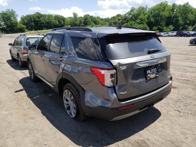 1FMSK8DH4NGA69947 - 2022 FORD EXPLORER X GRAY photo 3