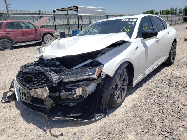 19UUB5F53NA002534 - 2022 ACURA TLX TECH A WHITE photo 2