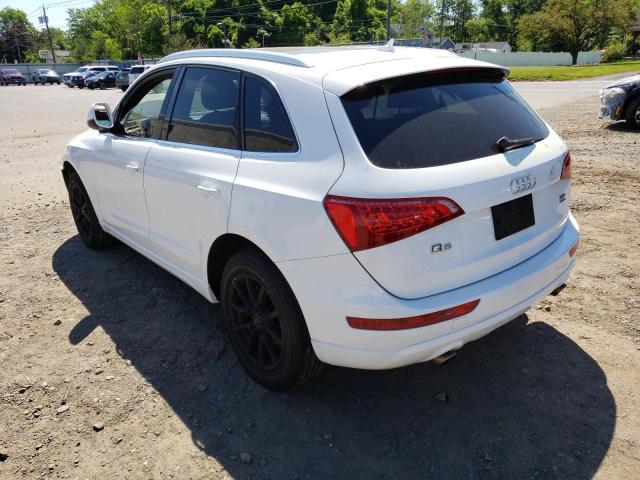 WA1LKAFP6AA038615 - 2010 AUDI Q5 PREMIUM WHITE photo 3