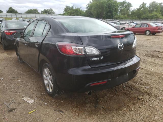 JM1BL1VFXB1387575 - 2011 MAZDA 3 I BLACK photo 3