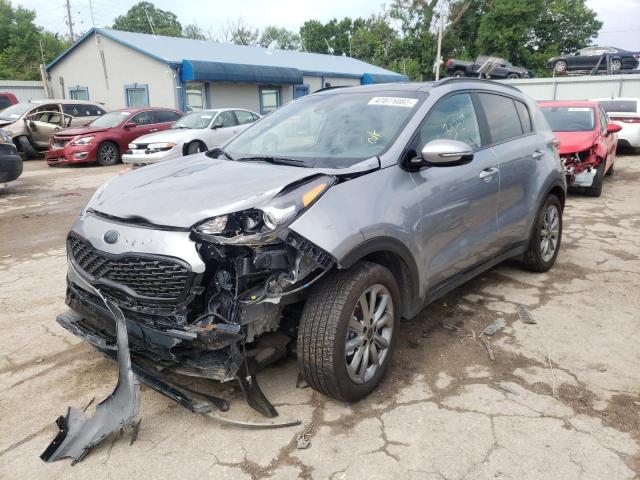 KNDP63AC0N7027625 - 2022 KIA SPORTAGE S GRAY photo 2