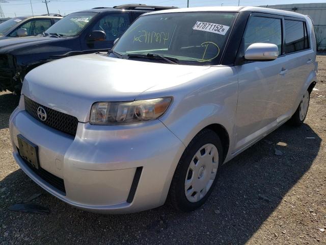 JTLKE50E281004841 - 2008 TOYOTA SCION XB ვერცხლისფერი ფოტო 2