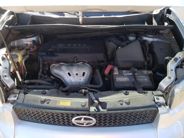 JTLKE50E281004841 - 2008 TOYOTA SCION XB ვერცხლისფერი ფოტო 7
