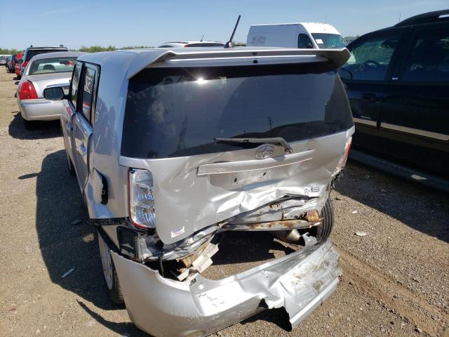 JTLKE50E281004841 - 2008 TOYOTA SCION XB ვერცხლისფერი ფოტო 9