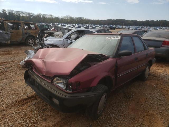 1Y1SK5464NZ008728 - 1992 GEO PRIZM BASE MAROON photo 2