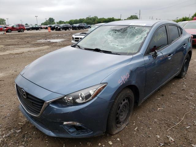 JM1BM1T71F1247364 - 2015 MAZDA 3 SV BLUE photo 2