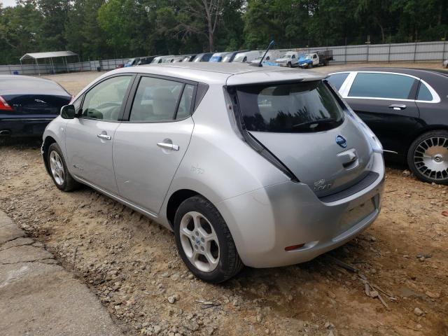 JN1AZ0CP3BT005698 - 2011 NISSAN LEAF SV SILVER photo 3